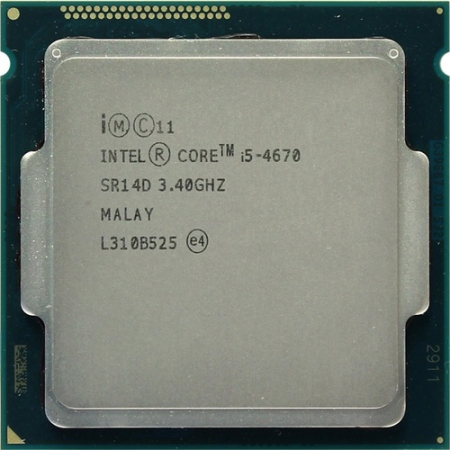 Core i5-4670 3.4 GHz / 4core / SVGA HD Graphics 4600 / 1+6Mb / 84W / 5 GT / s LGA1150