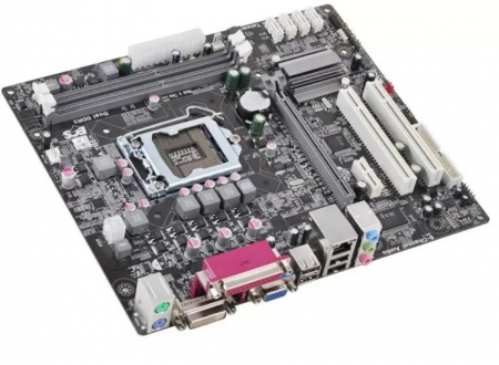 ECS H61H2-M6  Intel H61, 1xLGA1155, 2xDDR3 DIMM, 1xPCI-E x16,   HDA, 5.1  microATX, DVI