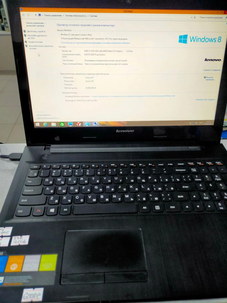 Lenovo G50-45 AMD E1 6010 2CORE RAM 6GB DDR3 SSD 120GB DVD-NONE WiFi/BT 15.6